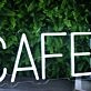CAFE White Custom LED Neon Sign