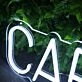 CAFE White Custom LED Neon Sign