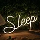 Sleep Yellow Custom Neon Sign