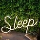 Sleep Yellow Custom Neon Sign