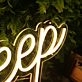 Sleep Yellow Custom Neon Sign