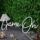 Game On White Custom Neon Sign