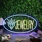 Jewelry With Shining Diamond Custom Neon Sign