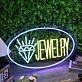 Jewelry With Shining Diamond Custom Neon Sign