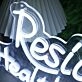 Residual Health Center White Neon Sign