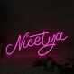 Nicetya Pink Custom Neon Sign