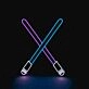 Cross Sword Neon Sign