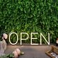 Open Yellow Custom LED Neon Sign