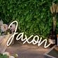 Jaxon Yellow Name Neon Sign