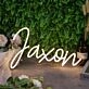 Jaxon Yellow Name Neon Sign