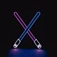 Cross Sword Neon Sign