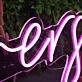 Lovers Purple Neon Sign