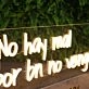 No Hay Mal Que Por Bn No Venga Yellow Neon Sign