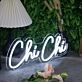 Chi Chi White Neon Sign
