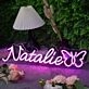 Natalie Pink Neon Sign
