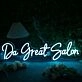 Da Great Salon Blue Neon Sign