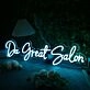 Da Great Salon Blue Neon Sign