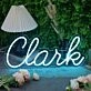 Clank Blue Neon Sign