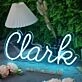 Clank Blue Neon Sign