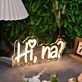 Hi Na Yellow Neon Sign