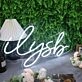 Ilysh White Neon Sign