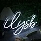 Ilysh White Neon Sign