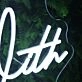 Loans With Luis White Neon Sign