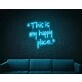 This Is My Happy Place LED Neon Sign