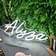 Alysa White Neon Sign