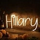 Hillary Yellow Neon Sign