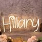 Hillary Yellow Neon Sign