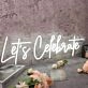 Let Us Celebrate White Custom Neon Sign