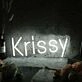 Krissy White Neon Sign