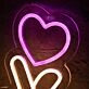 Korean Hand Heart Custom Neon Sign