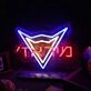 Abstract Inverted Triangle Custom Neon Sign