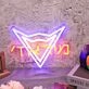 Abstract Inverted Triangle Custom Neon Sign