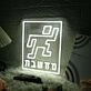 Humanoid Logo White Neon Sign