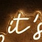 It Is A Love Story Yellow Custom Neon Sign