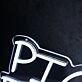 Picture Framing White Neon Sign