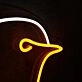 Litte Cute Bird Custom Neon Sign