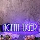 Agent Tiger Blue Neon Sign