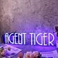 Agent Tiger Blue Neon Sign