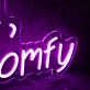 Cute Cozy And Comfy Pink Neon Sign