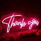 Thank You Red Neon Sign
