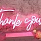 Thank You Red Neon Sign