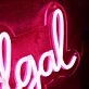 Badgal Red Neon Sign
