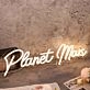 Planet Mars Yellow Neon Sign