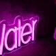 Weed Water Purple Custom Neon Sign