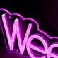 Weed Water Purple Custom Neon Sign
