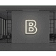 Neon Letter B